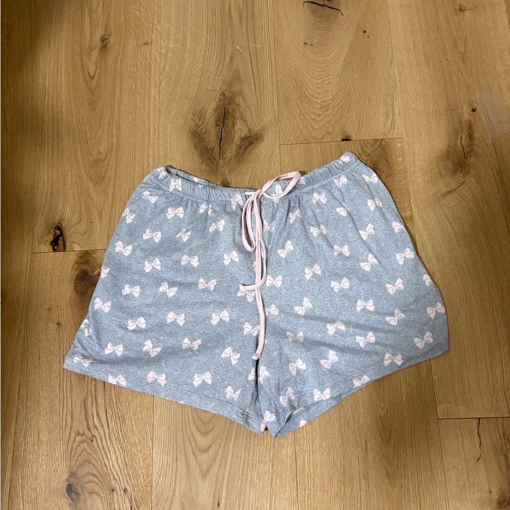 Kate Spade Gray and Pink Patterned Shorts